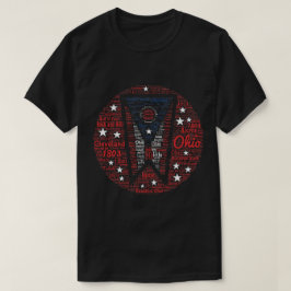 Camiseta Palabra Ohio masculina Art Dark T-Shirt