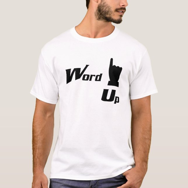Camiseta Palabra para arriba (Anverso)