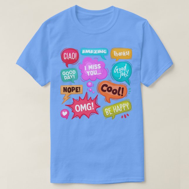 Camiseta Palabra Resumen de voz (Diseño del anverso)