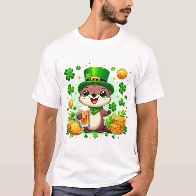 Camiseta Palabras adhesivas Adorable (Anverso)