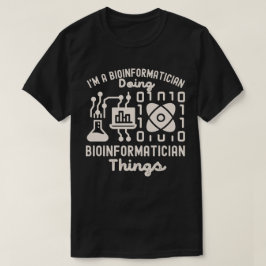 Camiseta Palabras bioinformáticas, doctorado en bioinformát
