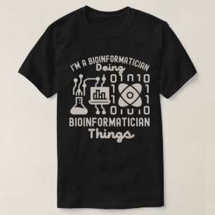 Camiseta Palabras bioinformáticas, doctorado en bioinformát