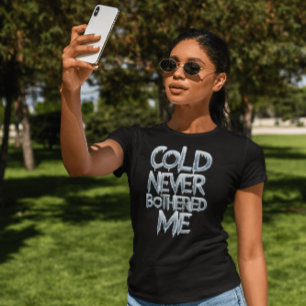 Camiseta Palabras congeladas, un mensaje de inviernos