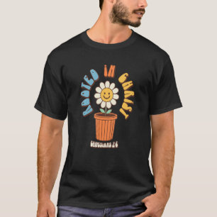 Camiseta Palabras cristianas Jesús cruza la cruz de la fe d