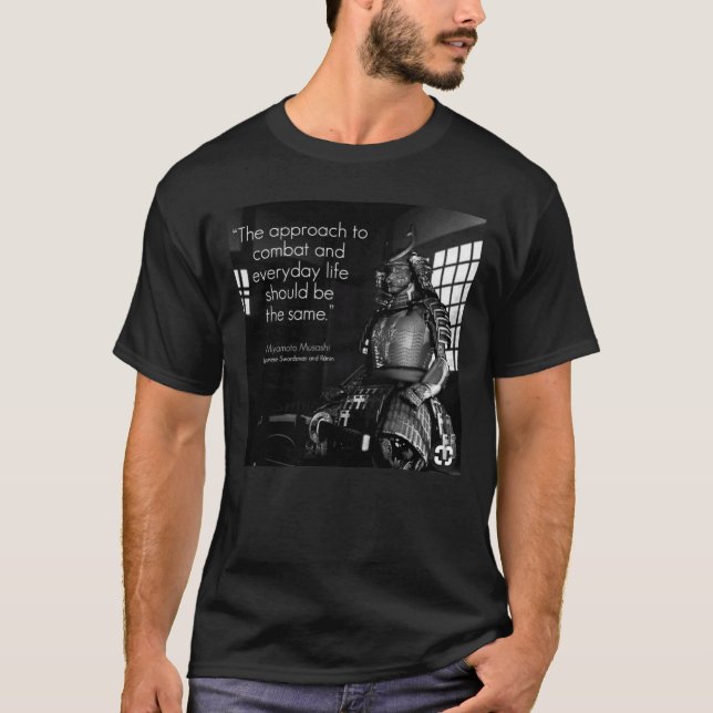 Camiseta Palabras de artes marciales inspiradoras - Combate (Anverso)