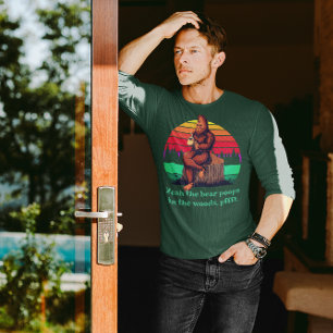 Camiseta Palabras de café de pie grande de oso de sabiduría