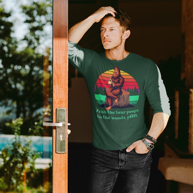 Camiseta Palabras de café de pie grande de oso de sabiduría (Subido por el creador)