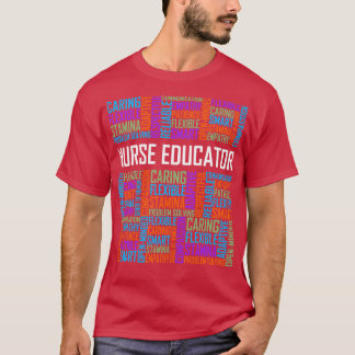 Camiseta Palabras de educador de enfermería