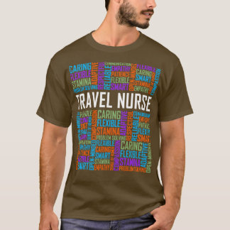 Camiseta Palabras de enfermera de viajes