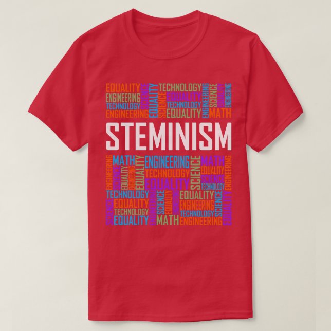 Camiseta Palabras de esteminismo (Diseño del anverso)