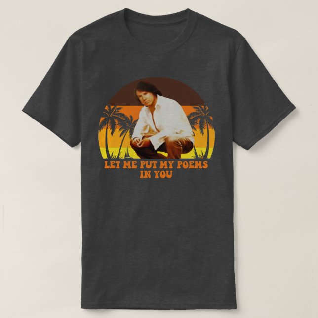 Camiseta Palabras De Gloria Me Permiten Poner Mis Poemas En (Diseño del anverso)
