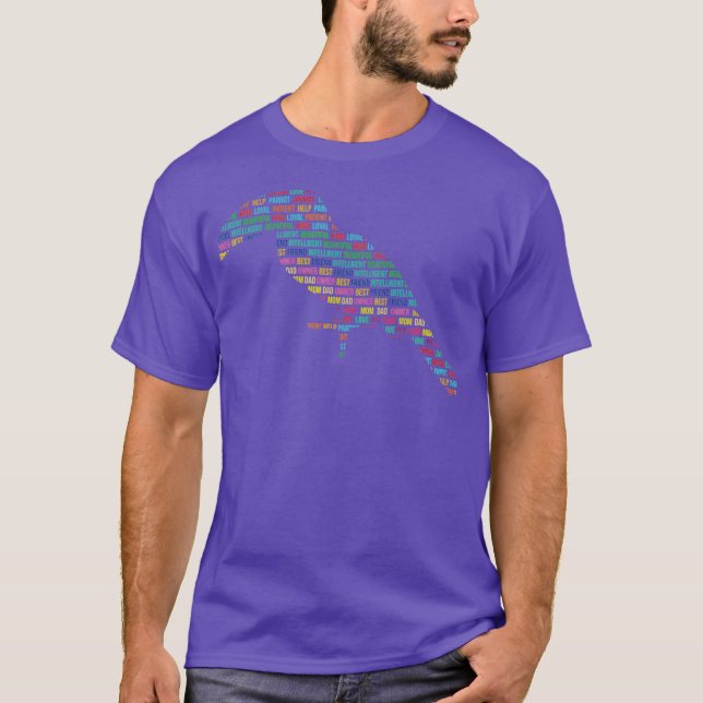 Camiseta Palabras de loros de loros como regalo para el ama (Anverso)