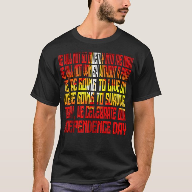Camiseta Palabras de lucha (Anverso)