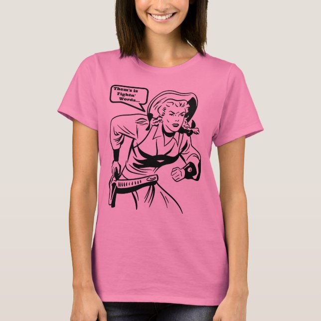 Camiseta Palabras de lucha de ellos (Anverso)