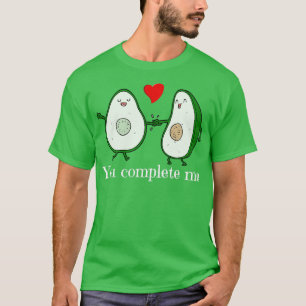 Camiseta Palabras de par de palabras de aguacate