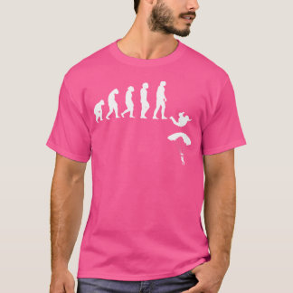 Camiseta Palabras de paracaidismo en paracaídas