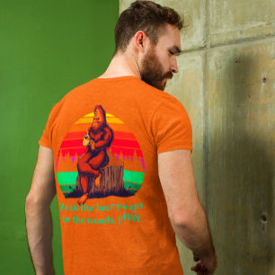 Camiseta Palabras de Sabiduría de Café Matutino de Bigfoot