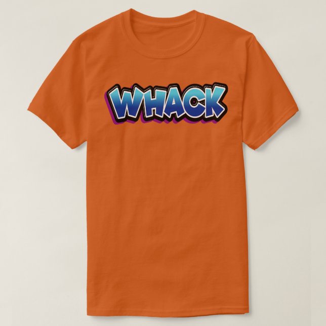 Camiseta Palabras de Whack que dicen los niños (Diseño del anverso)