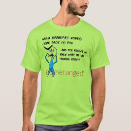 Camiseta Palabras del abuelo de Lime Green - Boomeranged