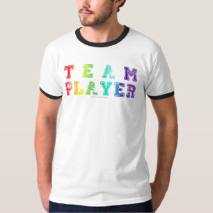 Camiseta Palabras del jugador de equipo de SlipperyJoe degr