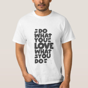 Camiseta Palabras dibujadas a mano que busca encontrar