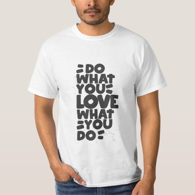 Camiseta Palabras dibujadas a mano que busca encontrar (Anverso)