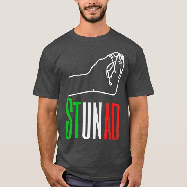 Camiseta Palabras en italiano Stunad italiano Funny Italy G (Anverso)