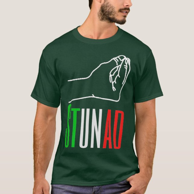 Camiseta Palabras en italiano Stunad italiano Funny Italy G (Anverso)