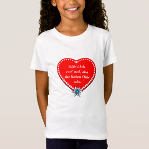 Camiseta Palabras honestas de una joven bávara