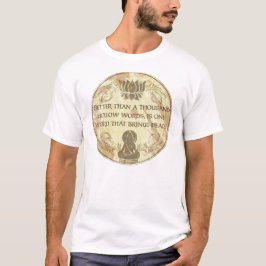 Camiseta Palabras huecos de Buda