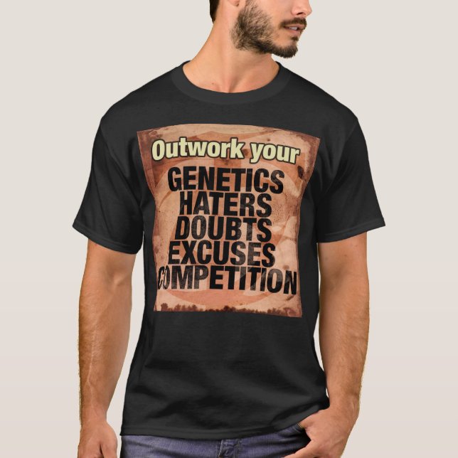 Camiseta Palabras Inspiradoras de entrenamiento - Resultado (Anverso)