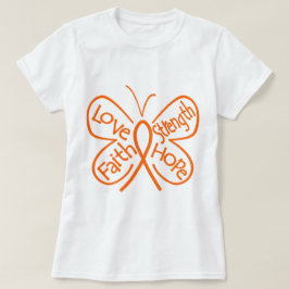 Camiseta Palabras inspiradoras de la mariposa de la