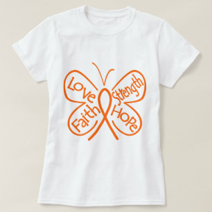 Camiseta Palabras inspiradoras de la mariposa de la