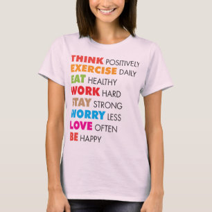Camiseta Palabras inspiradoras - Motivación