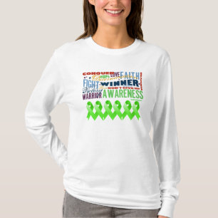 Camiseta Palabras Inspiradoras para Linfoma No Hodgkiniano