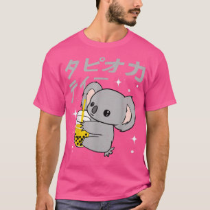 Camiseta Palabras japonesas Boba Bubble Tea Lover Kawaii Ko
