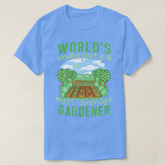 Camiseta Palabras Más Promedio De La Planta De Jardineros L (Diseño del anverso)