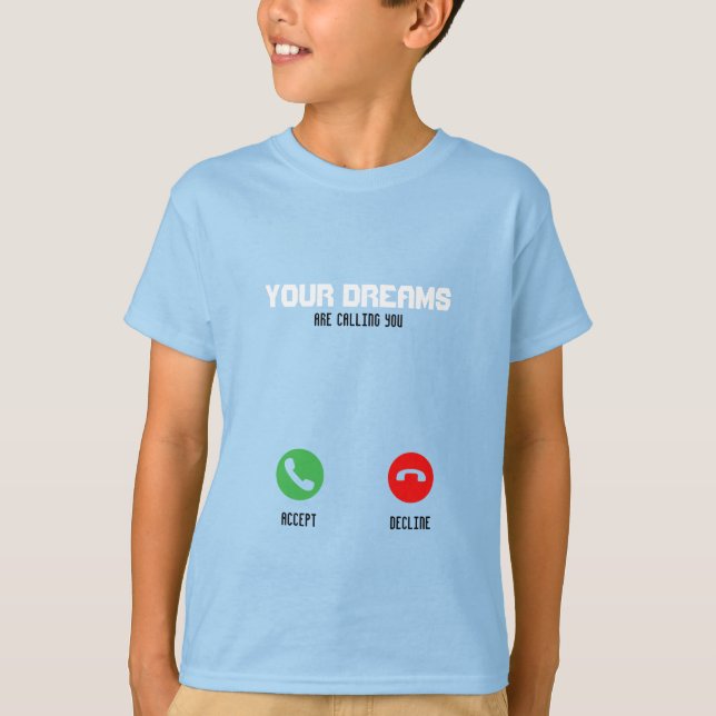 Camiseta palabras motivacionales para niños niño chica adol (Anverso)