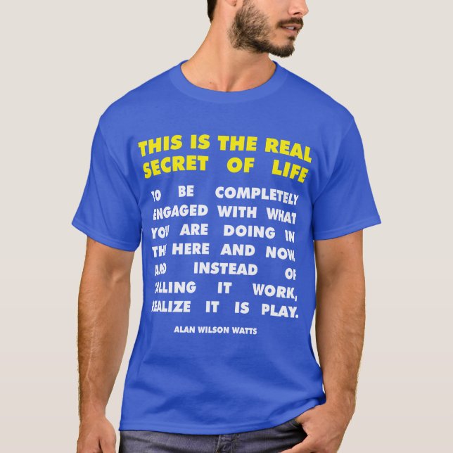 Camiseta Palabras motivacionales - Secreto de la Vida - Ala (Anverso)