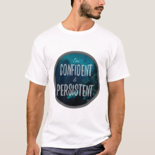 Camiseta palabras motivacionales sobre la mejora personal