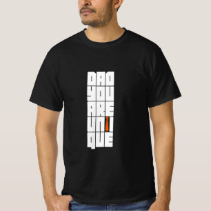 Camiseta Palabras Papá Eres Único
