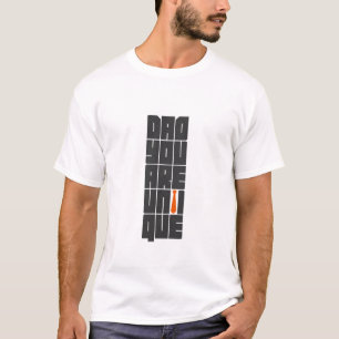 Camiseta Palabras Papá Eres Único