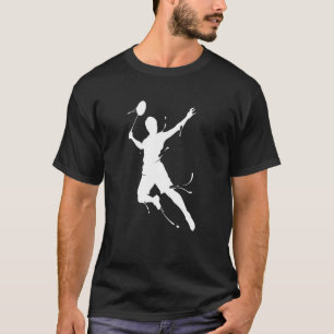 Camiseta Palabras Para Los Hombres De Badminton Mujeres Ami