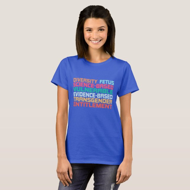 Camiseta Palabras prohibidas (Anverso completo)