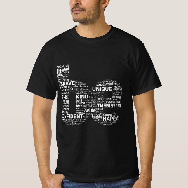 Camiseta Palabras Que Nos Forman Soy Más Que Suficiente For (Anverso)