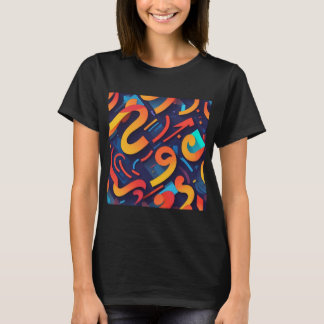 Camiseta Palabras repetidas dinámicas - Diseño de ritmo tip