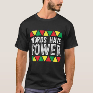 Camiseta Palabras tienen poder para los derechos del orgull