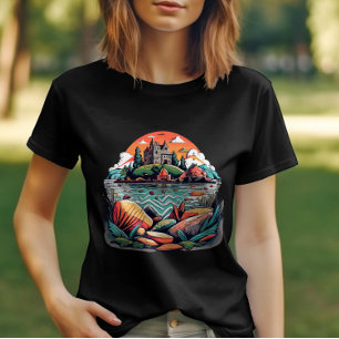 Camiseta Palacio a orillas del río