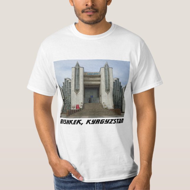 Camiseta Palacio Boda de Biskek - Arquitectura soviética (Anverso)