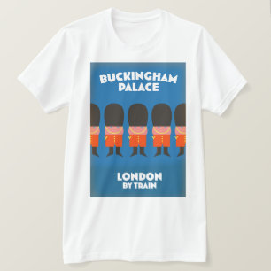 Camiseta Palacio de Buckingham Londres en tren